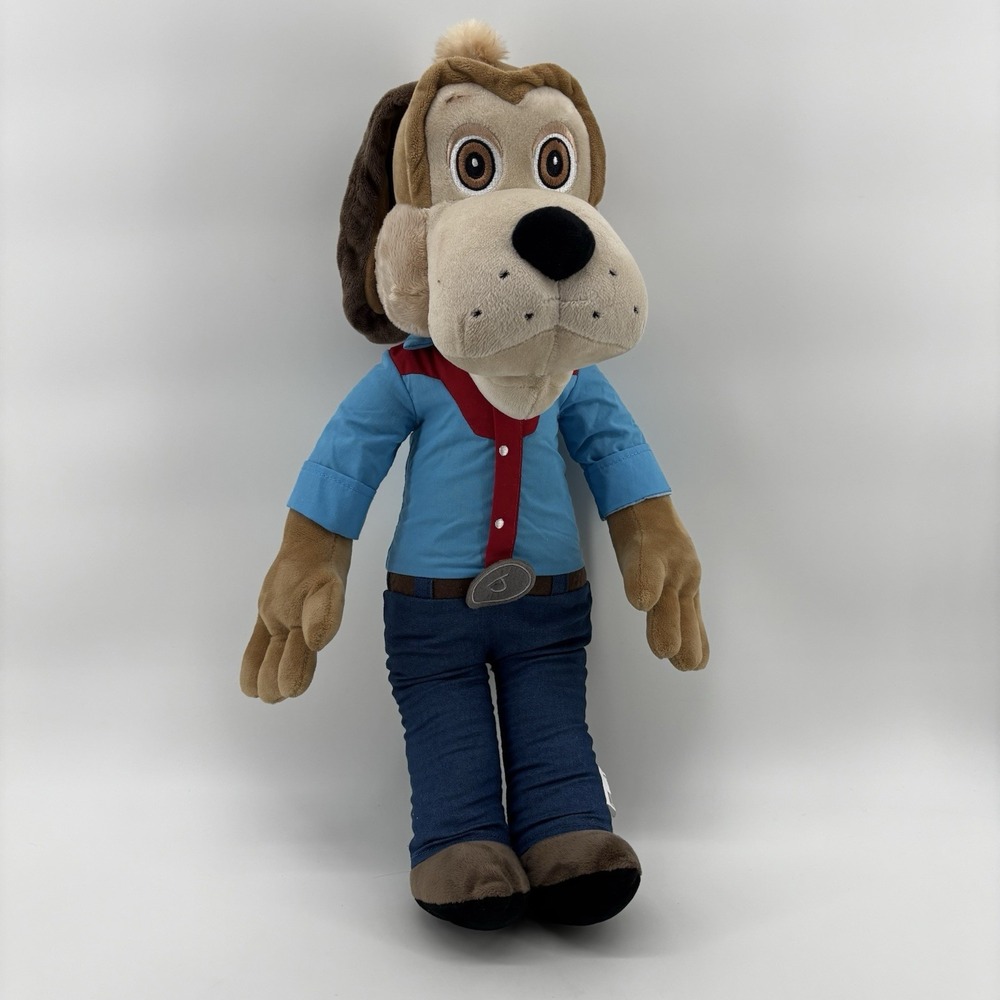 NEW Chuck E Cheese JASPER Large 21" Plush Dog Pizza MASCOT Jumbo Stuffed Toy